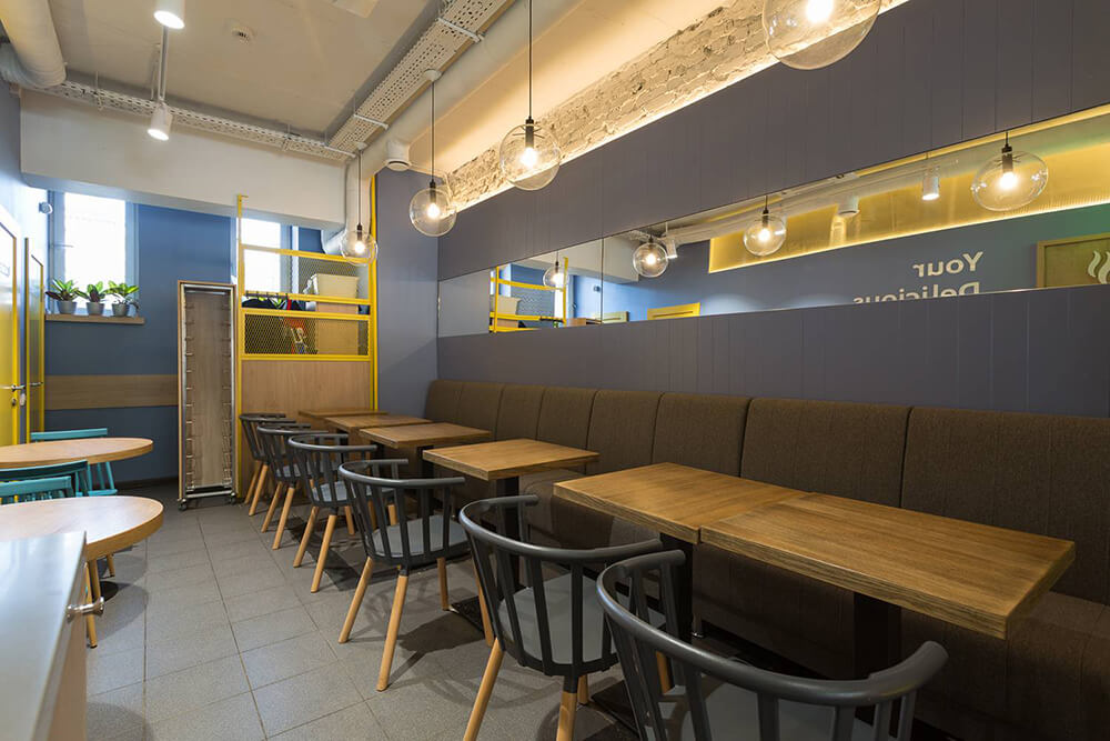 Мебель в интерьере общепита