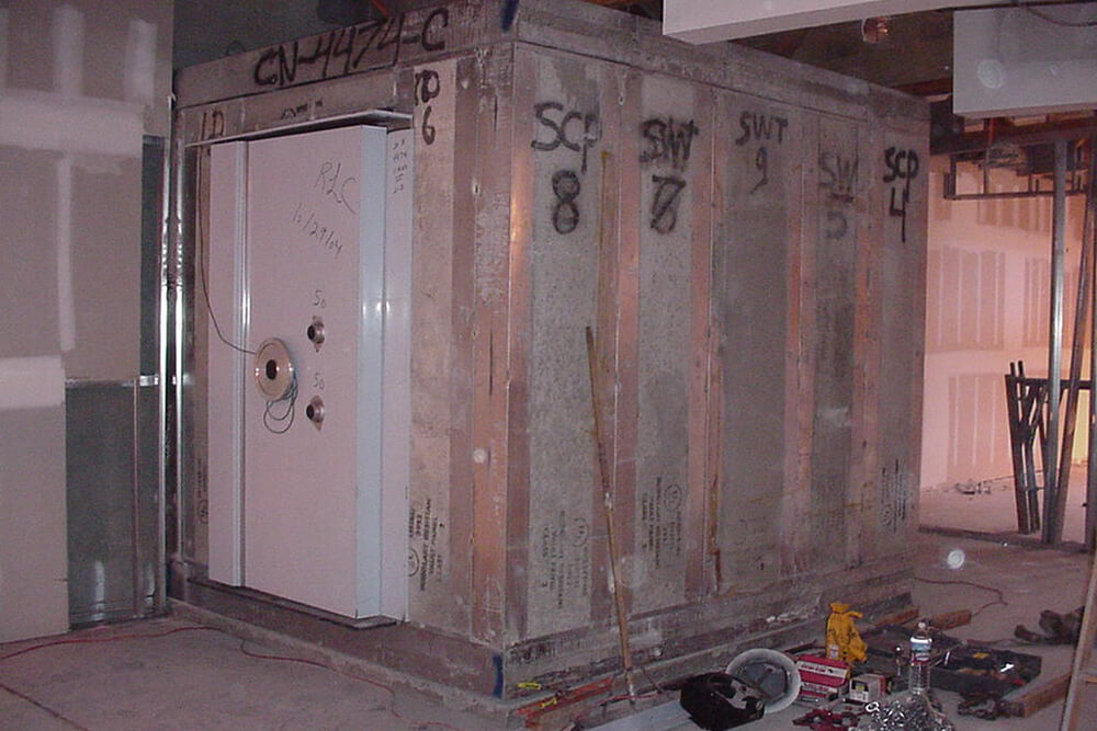 Построенная сейфовая комната